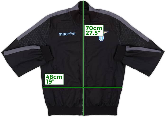 2015-16 Lazio Macron Track Jacket - 8/10 - (M)