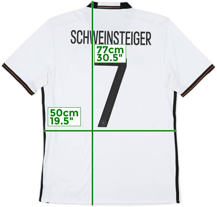 2015-16 Germany Home Shirt Schweinsteiger #7 - 8/10 - (M)