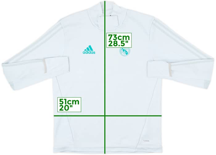 2017-18 Real Madrid adidas Drill Top - 6/10 - (M)
