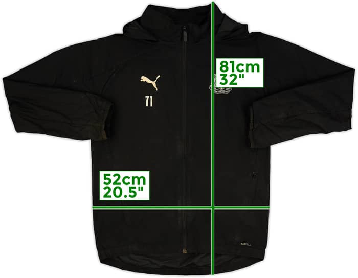 2018-19 Newcastle Player Issue Hooded Rain Jacket #71 - 6/10 - (M)