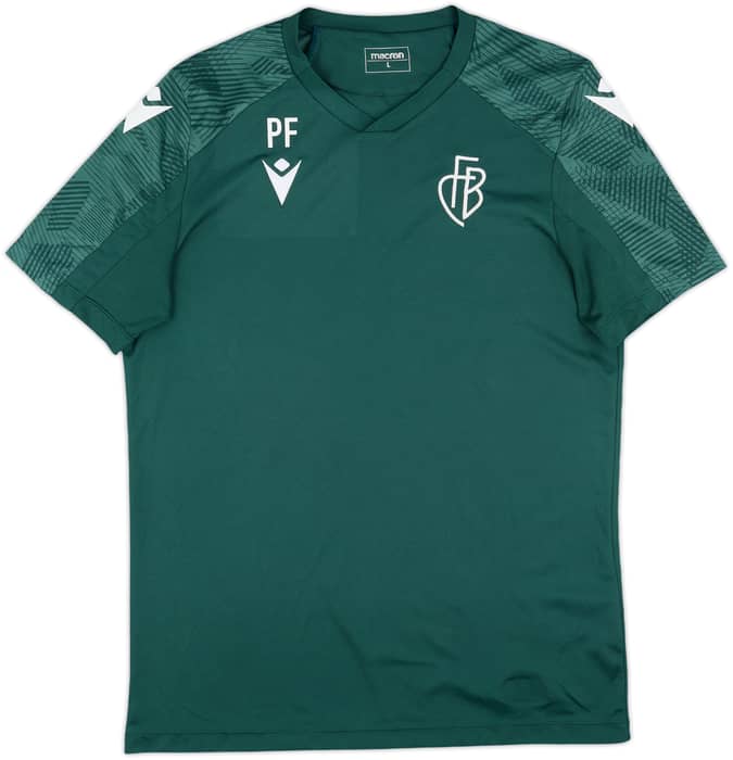 2022-23 FC Basel Staff Issue Macron Training Shirt PF - 8/10 - (L)