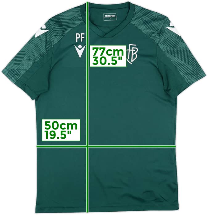 2022-23 FC Basel Staff Issue Macron Training Shirt PF - 8/10 - (L)