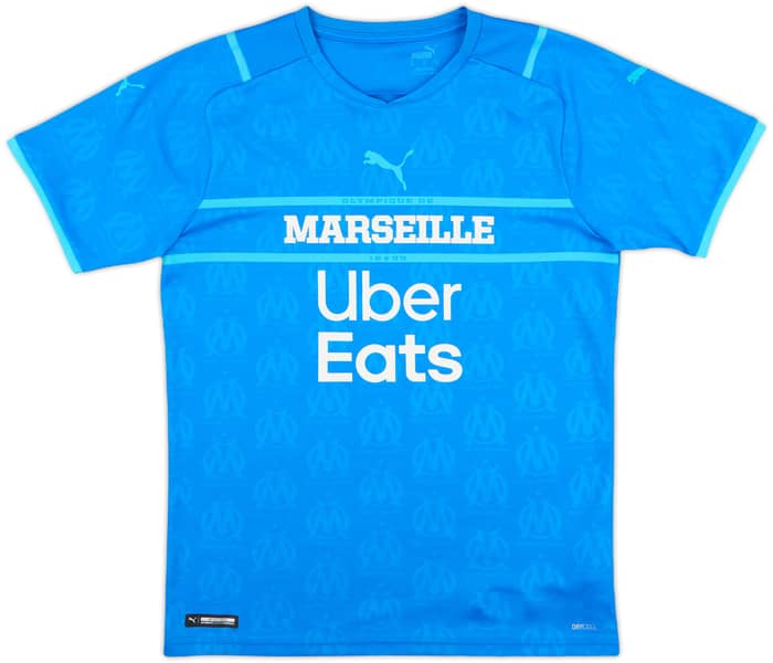 2021-22 Olympique Marseille Third Shirt - 8/10 - (M)