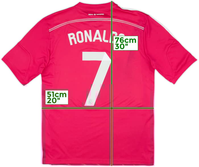2014-15 Real Madrid Away Shirt Ronaldo #7 - 7/10 - (L)