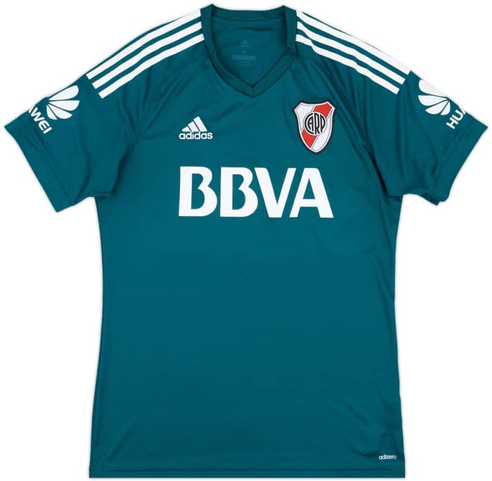 2017-18 River Plate GK Shirt Armani #1 - 9/10 - (M)