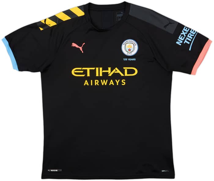 2019-20 Manchester City Away Shirt Kun Aguero #10 - 7/10 - (L)