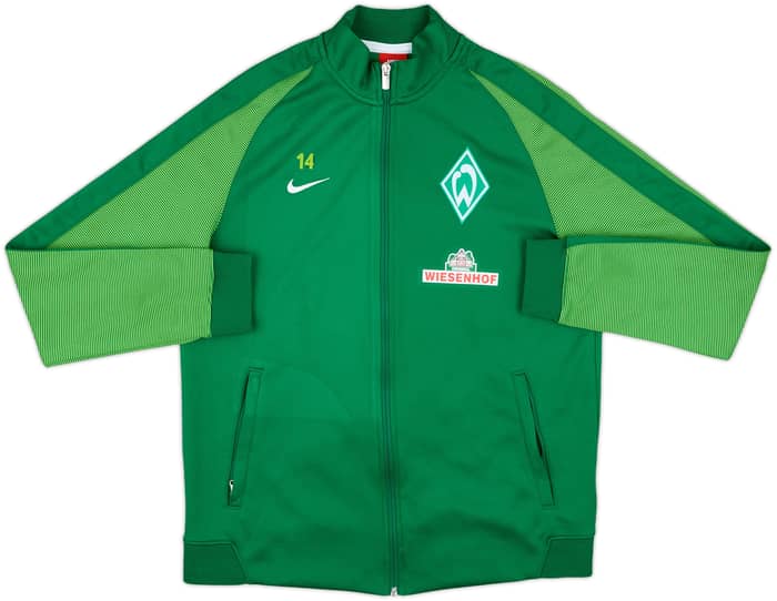 2016-17 Werder Bremen Nike Player Issue Track Jacket #14 - 5/10 - (L)
