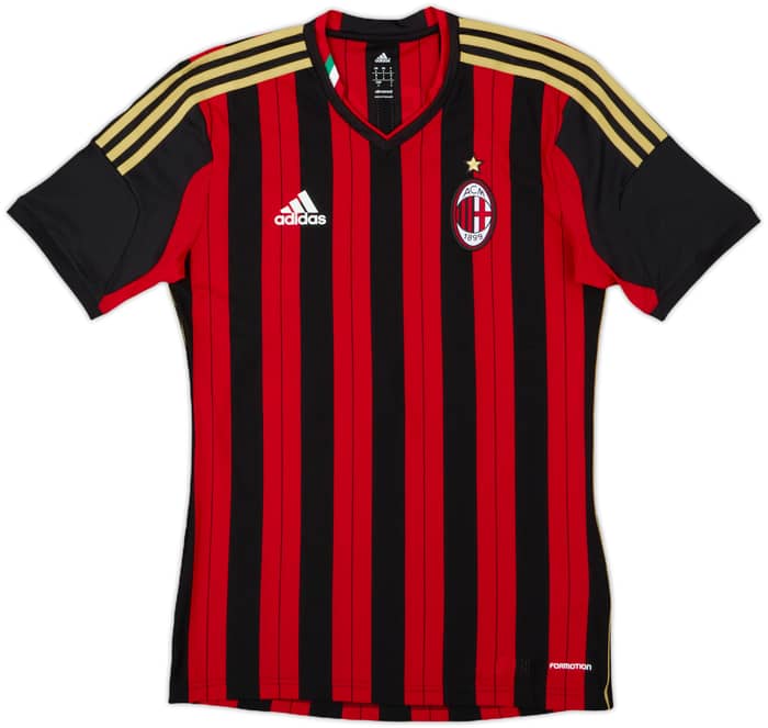 2013-14 AC Milan Player Issue Home Shirt Kaka #22 - 10/10 - (M)