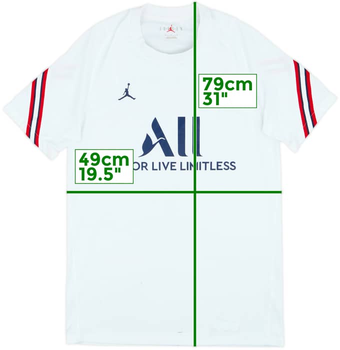 2021-22 PSG Nike Jordan Training Shirt - 6/10 - (M)