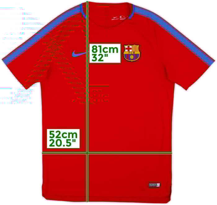 2017-18 Barcelona Nike Training Shirt - 6/10 - (L)