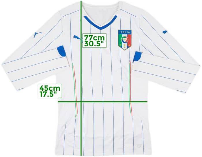 2014-15 Italy Player Issue ACTV Away L/S Shirt - 5/10 - (XL)