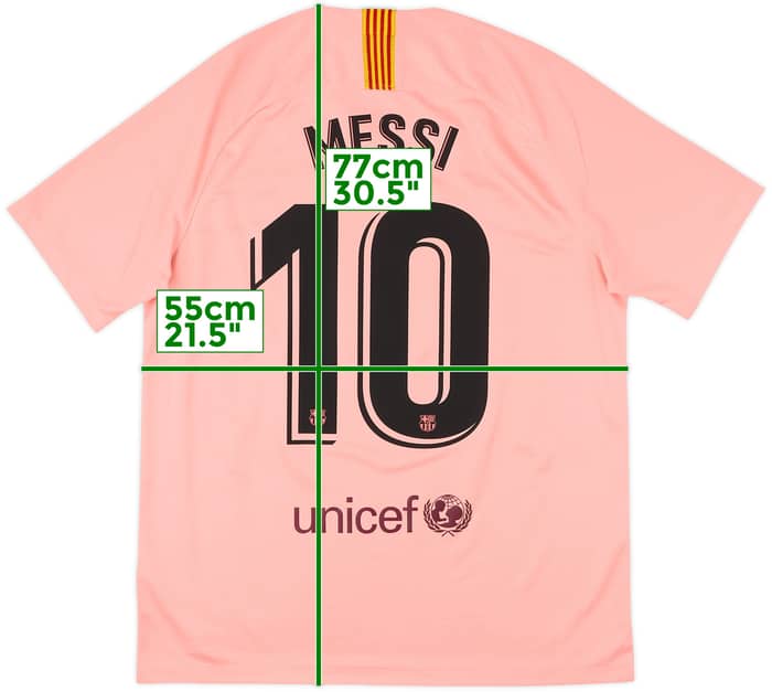 2018-19 Barcelona Third Shirt Messi #10 - 6/10 - (L)
