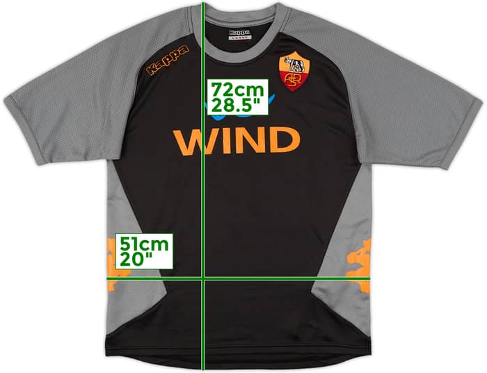 2012-13 Roma Kappa Training Shirt - 7/10 - (L)