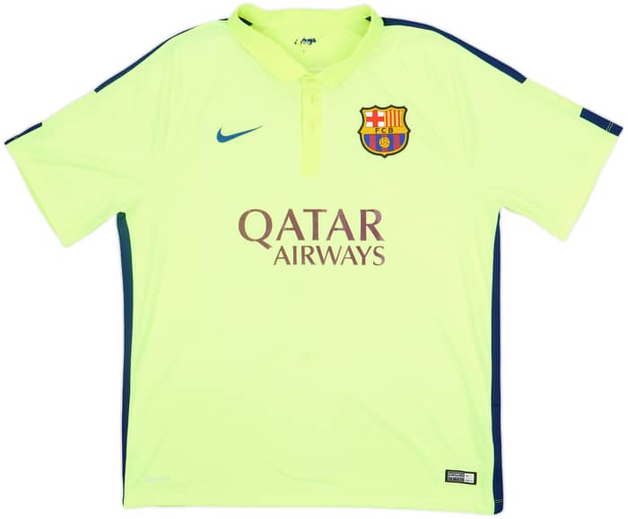 2014-15 Barcelona Third Shirt Messi #10 - 7/10 - (XL)
