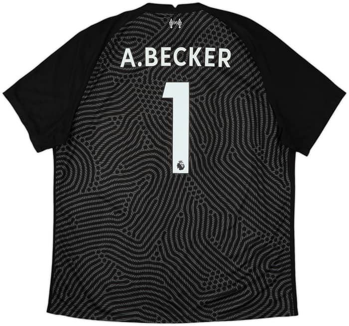 2020-21 Liverpool GK S/S Shirt A.Becker #1 - 8/10 - (XXL)
