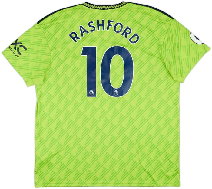 2022-23 Manchester United Third Shirt Rashford #10 - 10/10 - (XXL)