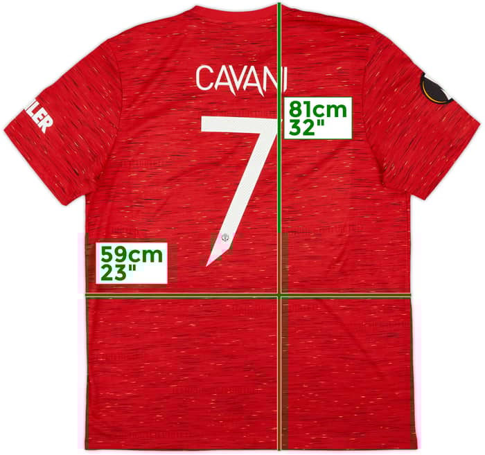2020-21 Manchester United Home Shirt Cavani #7 (XL)