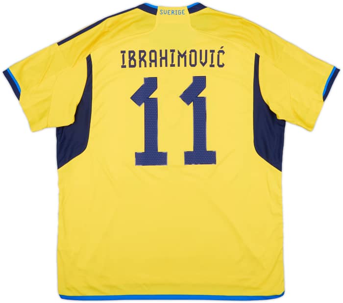 2022-23 Sweden Home Shirt Ibrahimovic #11 - 8/10 - (XXL)