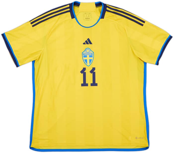2022-23 Sweden Home Shirt Ibrahimovic #11 - 8/10 - (XXL)