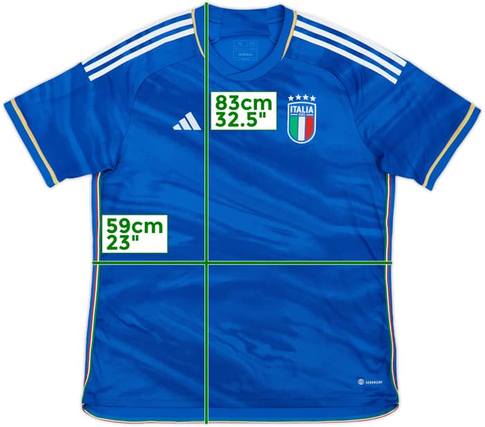 2023-24 Italy Home Shirt - 9/10 - (XL)