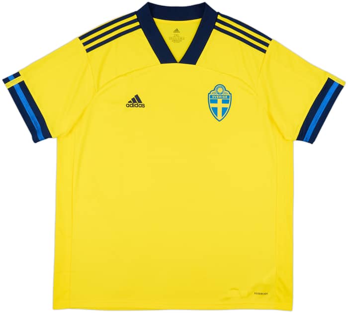 2020-21 Sweden Home Shirt - 8/10 - (XXL)