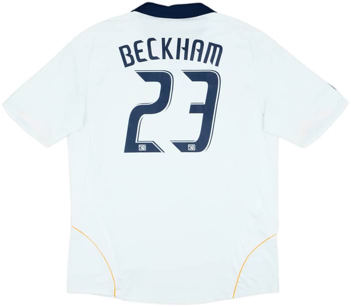 2008-09 LA Galaxy Home Shirt Beckham #23 - 8/10 - (XL)