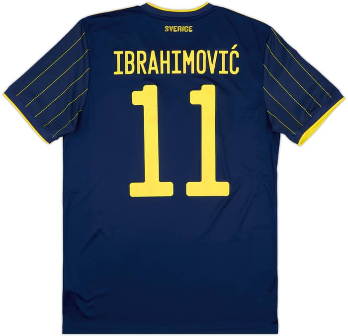 2020-22 Sweden Away Shirt Ibrahimovic #11 - 8/10 - (M)