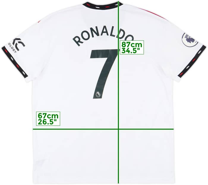 2022-23 Manchester United Away Shirt Ronaldo #7 - 9/10 - (XXL)