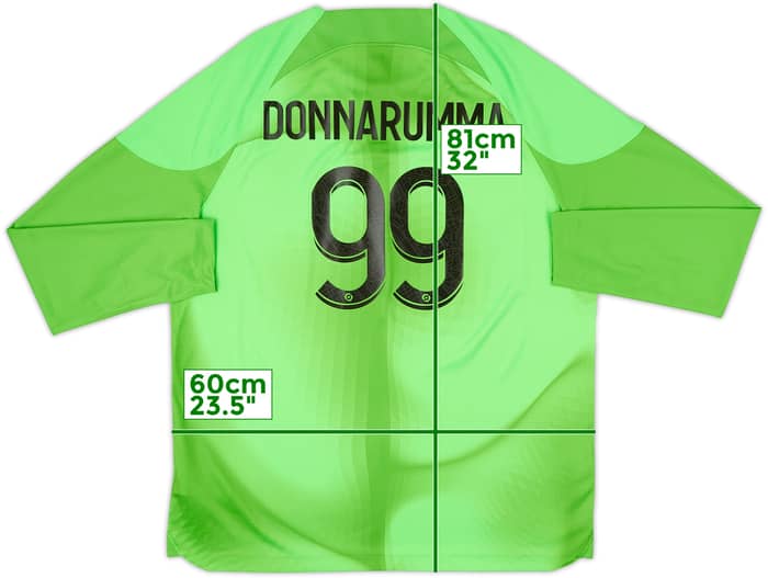 2022-23 Paris Saint-Germain GK Shirt Donnarumma #99 - 10/10 - (XL)