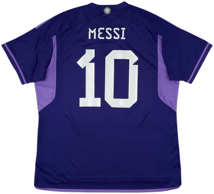 2022-23 Argentina Away Shirt Messi #10 - 8/10 - (XXL)