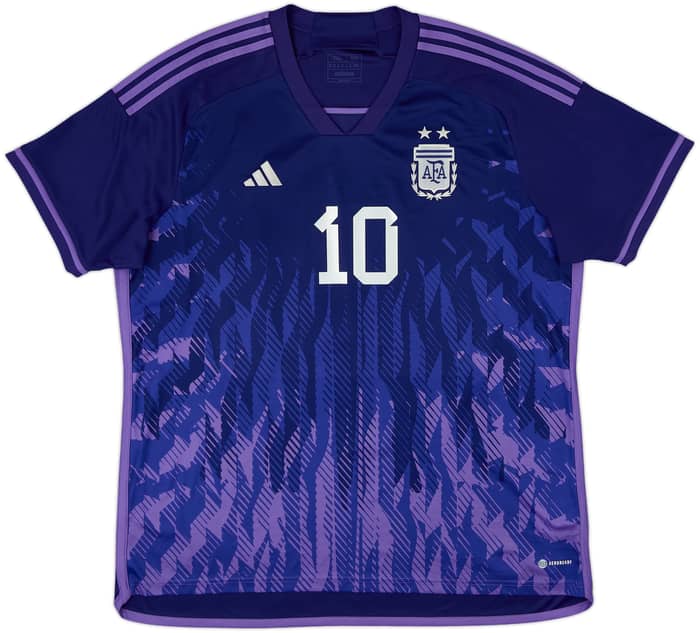 2022-23 Argentina Away Shirt Messi #10 - 8/10 - (XXL)