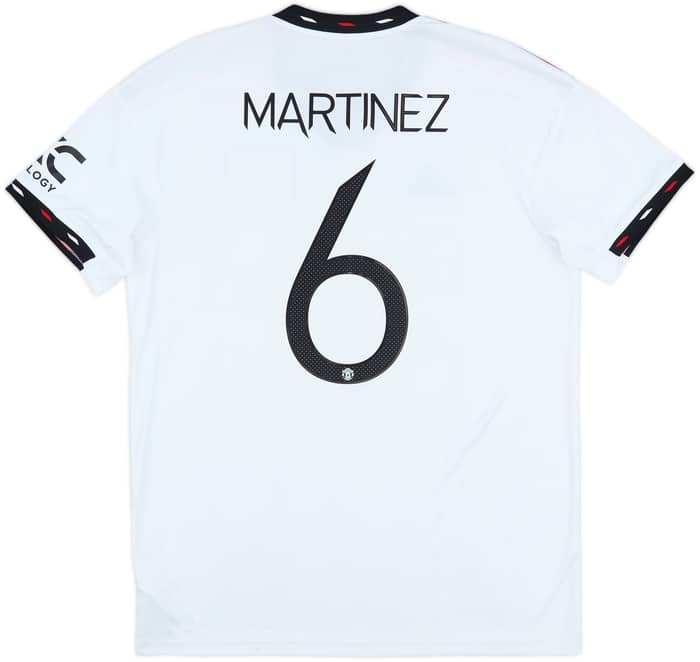 2022-23 Manchester United Away Shirt Martinez #6 - 7/10 - (L)