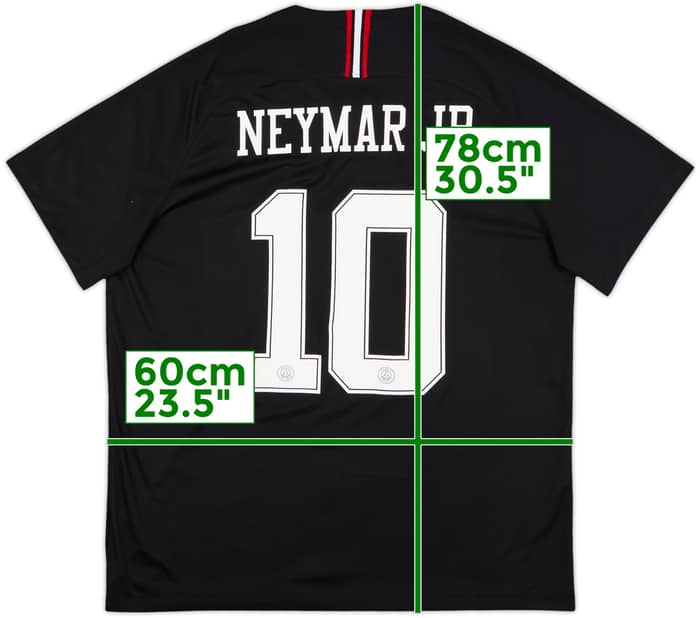2018-19 Paris Saint-Germain Third/Home Shirt Neymar Jr #10 - 9/10 - (XXL)
