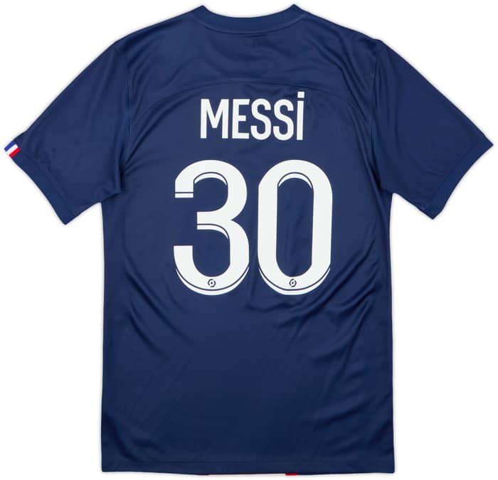 2022-23 Paris Saint-Germain Home Shirt Messi #30 - 7/10 - (S)