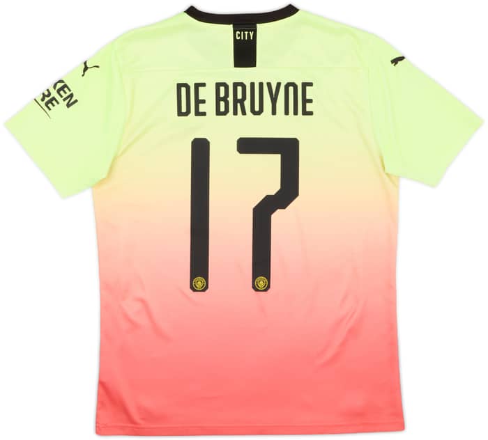2019-20 Manchester City Third Shirt De Bruyne #17 - 8/10 - (M)