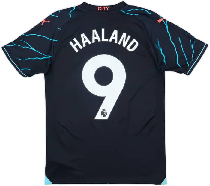 2023-24 Manchester City Third Shirt Haaland #9 - 10/10 - (S)