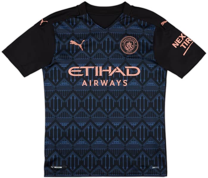 2020-21 Manchester City Away Shirt Kun Aguero #10 - 9/10 - (S)
