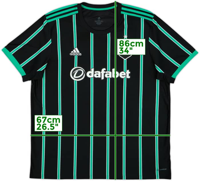 2022-23 Celtic Away Shirt - 9/10 - (XXL)
