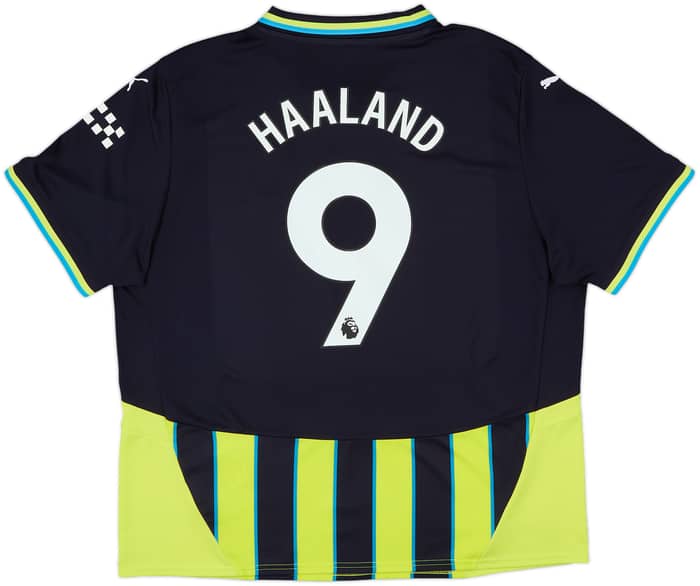 2024-25 Manchester City Away Shirt Haaland #9 - 10/10 - (XXL)