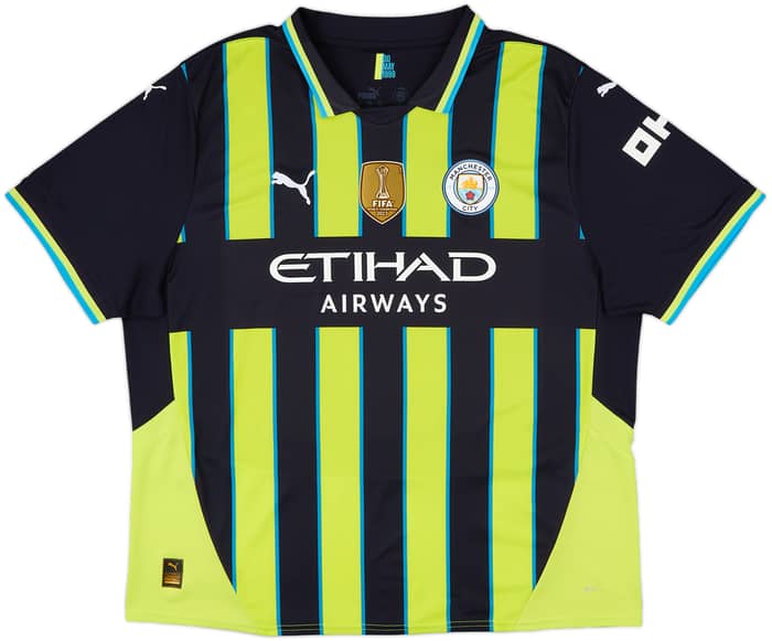 2024-25 Manchester City Away Shirt Haaland #9 - 10/10 - (XXL)