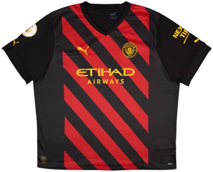 2022-23 Manchester City Away Shirt Haaland #9 - 10/10 - (3XL)