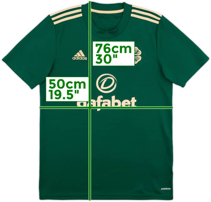 2021-22 Celtic Away Shirt - 9/10 - (M)