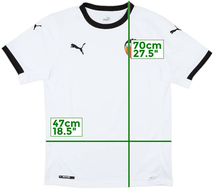 2020-21 Valencia Home Shirt - 10/10 - (S)