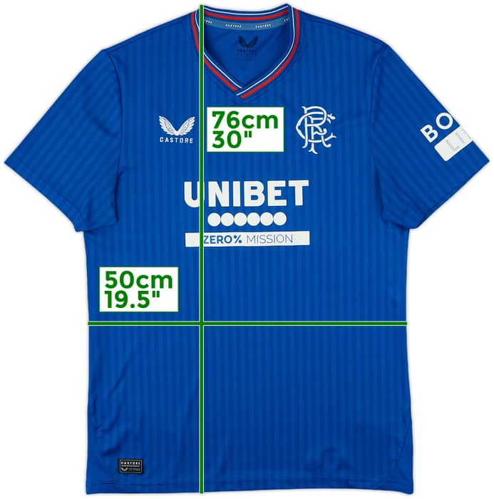2023-24 Rangers Home Shirt - 9/10 - (M)