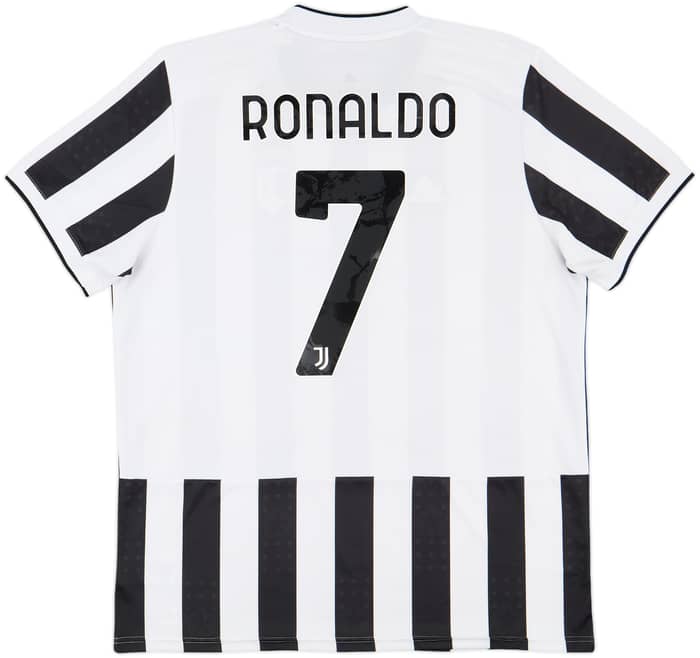 2021-22 Juventus Home Shirt Ronaldo #7 - 5/10 - (XL)