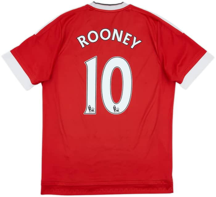 2015-16 Manchester United Home Shirt Rooney #10 - 5/10 - (L)