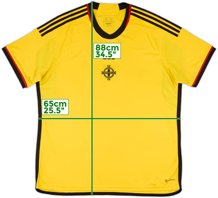 2022-23 Northern Ireland Away Shirt - 7/10 - (XXL)