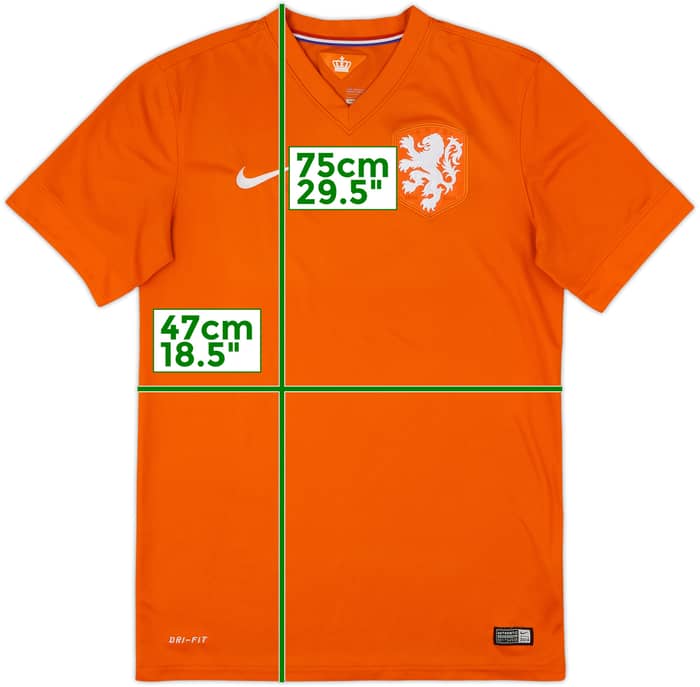 2014-15 Netherlands Home Shirt - 7/10 - (S)