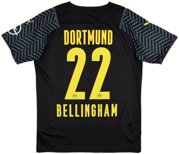 2021-22 Borussia Dortmund Away Shirt Bellingham #22 - 8/10 - (M)