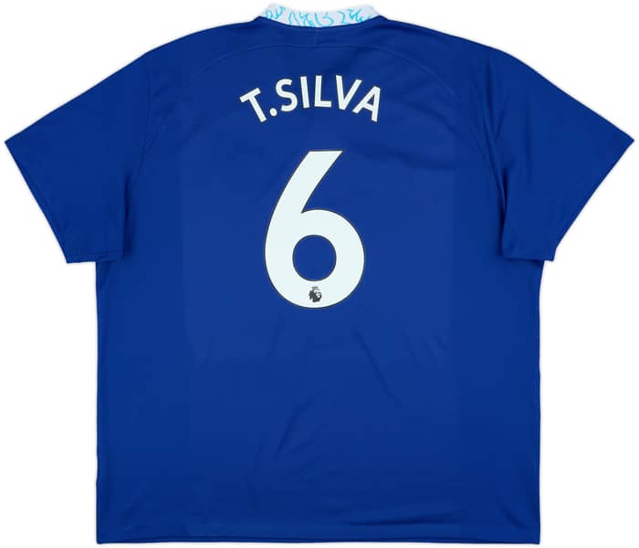 2022-23 Chelsea Home Shirt T.Silva #6 - 9/10 - (XXL)